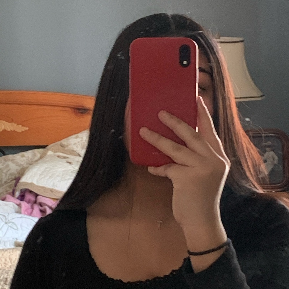 Red Silicone iPhone Xr phone case